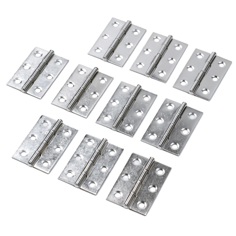 Description Picture 6 of item10 PCS Door Hinge Stainless Steel Hinges Cabinet Hinges Door Connector Picture Frame Flat Hinge Bookcase Furniture Hardware