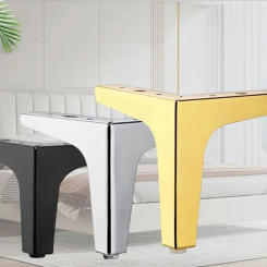 Cabinet Legs Metal Furniture Legs,Modern Metal Triangle Furniture Feet DIY Replacement for Cabinet Cupboard Sofa Couch Chair