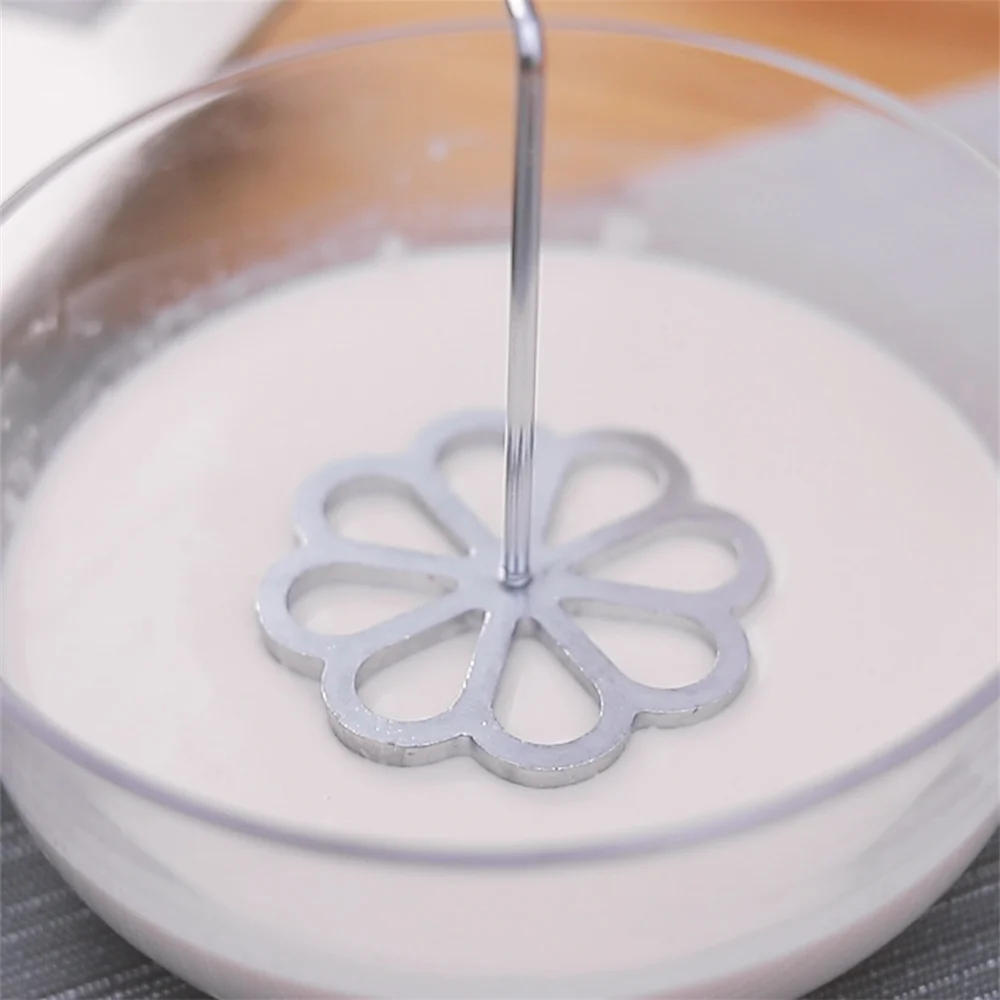 Description Picture 6 of itemAluminum Swedish Rosette Iron Maker Waffle Timbale Molds Funnel Cake Ring Maker Cookie Bake Mold Bunuelos Mold Kitchen Tools