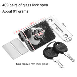Hardware Dual Door Lock Home Room 1PCS 48* 35mm Convenient Easy To Install Smooth High Quality Material Practical
