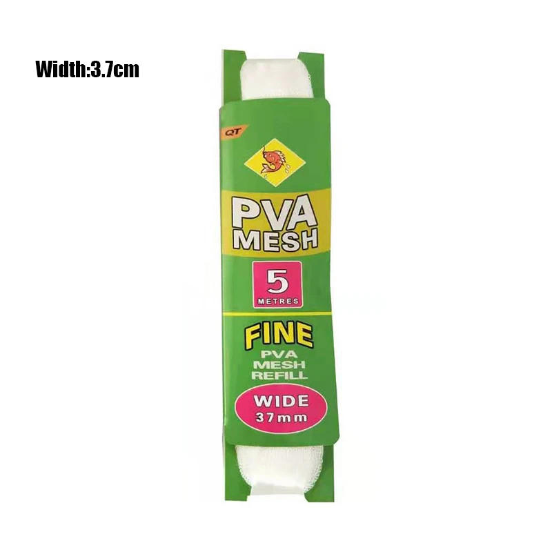 Description Picture 5 of itemPVA Mesh Water Soluble Refill Rig Baits Wrap Bag Fishing Mesh Net Environmental Crap Fishing Feeder Portable Trap Lure Meshes