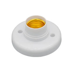 10/20PCS E27 Led Lighting Flad Lamp Holder Converter Screw Bulb Socket Adapter LED Saving Light Halogen Lamp Bases 3A 220V White