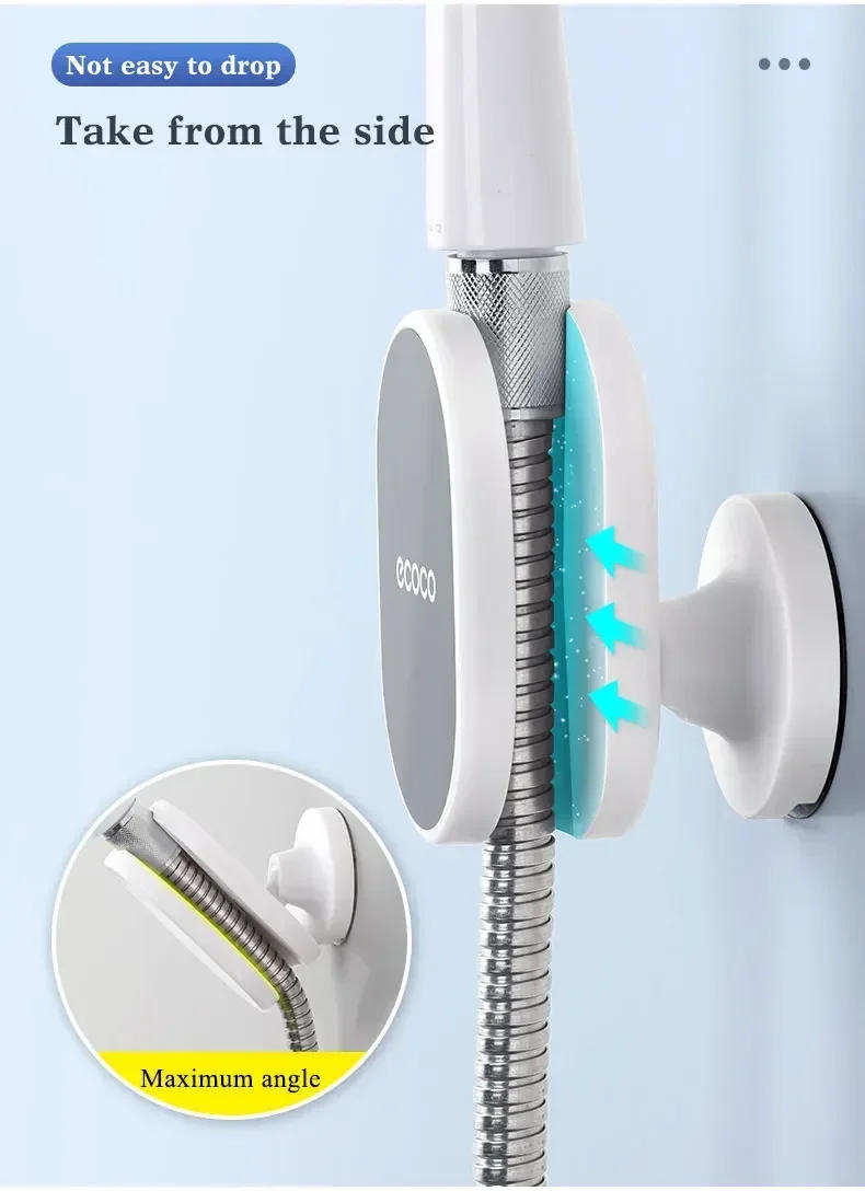 Description Picture 6 of itemShower Head Holder Wall-mounted Shower Bracket Faucet Stand Toilet Faucet Hanging Holder Bathroom Accessories Rotatable Bracket