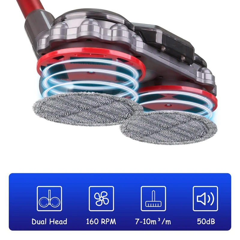 Description Picture 5 of itemFloor Mop Head For Dyson V12 Slim / V10 Slim Vacuum Cleaner Electric Mop Attachment With Detachable Water Tank And Mop