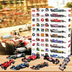 Newest F1 Advent Calendar 2024 Men/kids Advent Calendar Car Advent Calendar 2024 Formula 1 Advent Calendar 2024 Christmas Gift