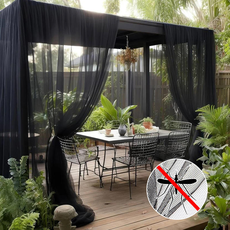 Description Picture 3 of itemPatio Garden Mosquito Net Adjustable Porch Screen Mesh Outdoor Curtain Lightweight for Patio Gazebo Pool Hut Bug Netting