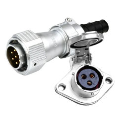 WEIPU WY20 TI+ZG Industrial M20 Electrical Male Female Plug Socket Jack Waterproof Automation Connectors 2 3 4 5 7 9 12 15 Pin