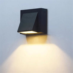 Aluminium 5W 10W  LED Wall Lamp Waterproof IP65 Outdoor Wall Light Sconce Balcony Garden Decoration Lighting Lamp AC110V 220V