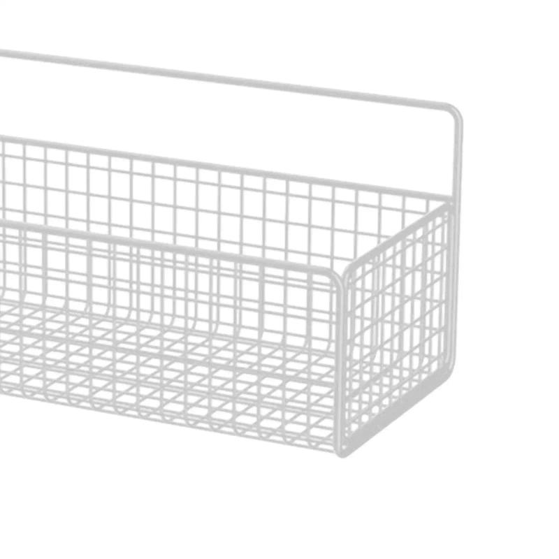 Description Picture 6 of itemWall Hanging Baskets Iron Kitchen Storage Organizer Bathroom Wall Organizer for Laundry Garage Dormitory Closet Countertop