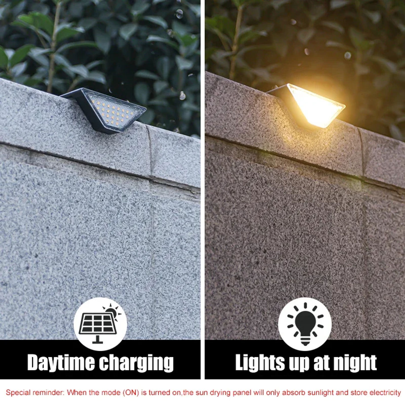 Description Picture 6 of itemLED Step Lamp Stair Light Outdoor IP67 Waterproof Solar Light With Lens Anti-theft Design Decor Lighting For Garden Deck Path