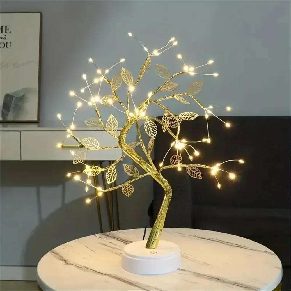 Description Picture 5 of itemLED Tree Light USB Table Lamp Adjustable Touch Switch DIY Artificial Bonsai Tree Fairy Night Light Home Christmas Decoration