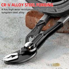 7"/8"/10"/12" Heavy Duty Quick Pipe Wrenches Large Opening Universal Adjustable Water Pipe Clamp Pliers Hand Tools for Plumber