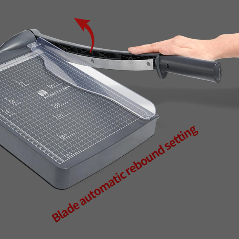 Description Picture 5 of itemJIELISI Mini Paper Trimmer Guillotine Cutter A4 Cut Length Desktop Paper Cutting Machine with Security Cutter Head for Cards