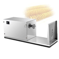 Electric Automatic Potato Tower Making Machine Spiral Potato Cutter Machine