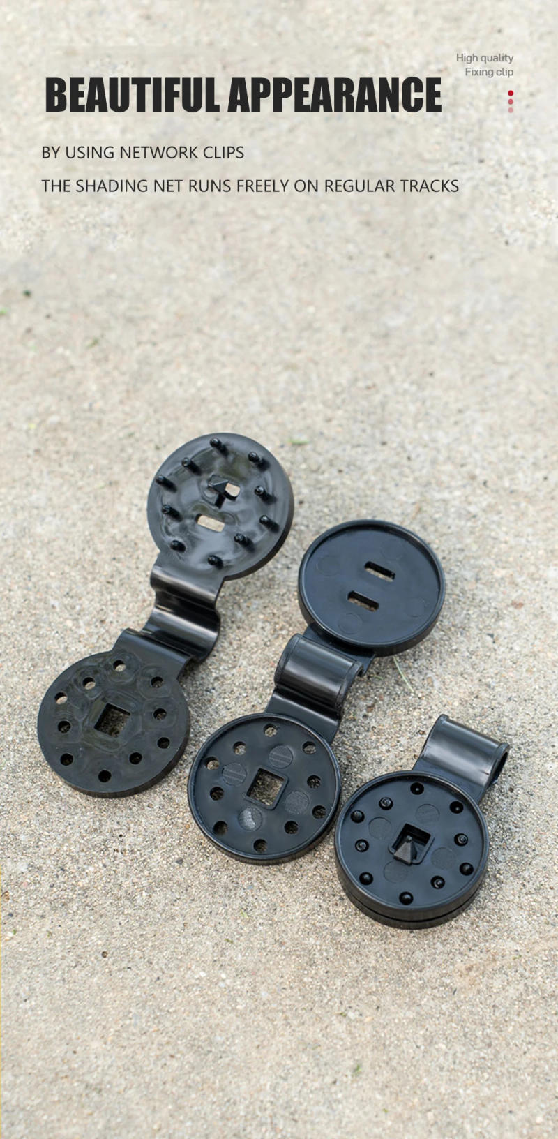 Description Picture 5 of item50PCS Shades Mesh Plastic Clip Shade Pergola Cloth Accessories Shading Awning Clips Shadow Tent Net Clip Garden Buildings