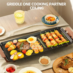 Fast Heating Smokeless Griddle Household Barbecue Machine Baking Tray Grill Parrillas Electricas Para Interiores