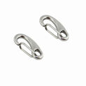 1/2/5Pcs Egg Shape Spring Snap Hooks Marine 316 Stainless Steel Multifunctional Hiking Camping Belt Carabiner Quick Release Hook