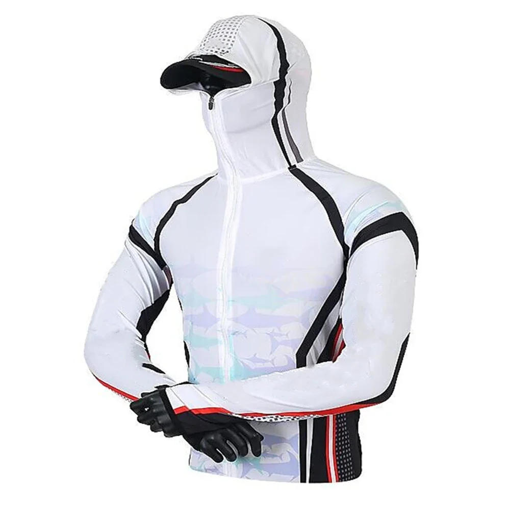 Description Picture 3 of itemfishing clothes Quick Drying Sun Protection Fishing Shirts  2 Anti-UV Lightweight Fishing Jerseys  Hoodies For Men