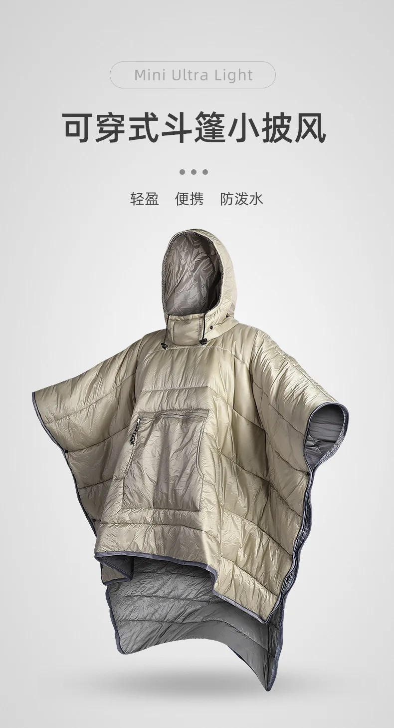 Description Picture 2 of itemLazy Cloak Sleeping Bag Unisex Portable Easy To Store Outdoor Waterproof Camping Warm Sleeping Quilt Winter Travel Poncho new