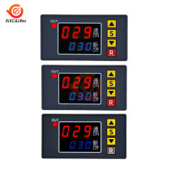 AC 110V 220V 12V T3231 Digital Time Delay Relay LED Display Cycle Timer Control Switch Adjustable Timing Relay Time Delay Switch