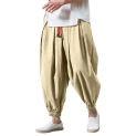 Harem Pants Men Chinese Style Casual Loose Sweatpants Japanese Kimono Sweatpants Jogger Pants Streetwear Trousers Male Pant