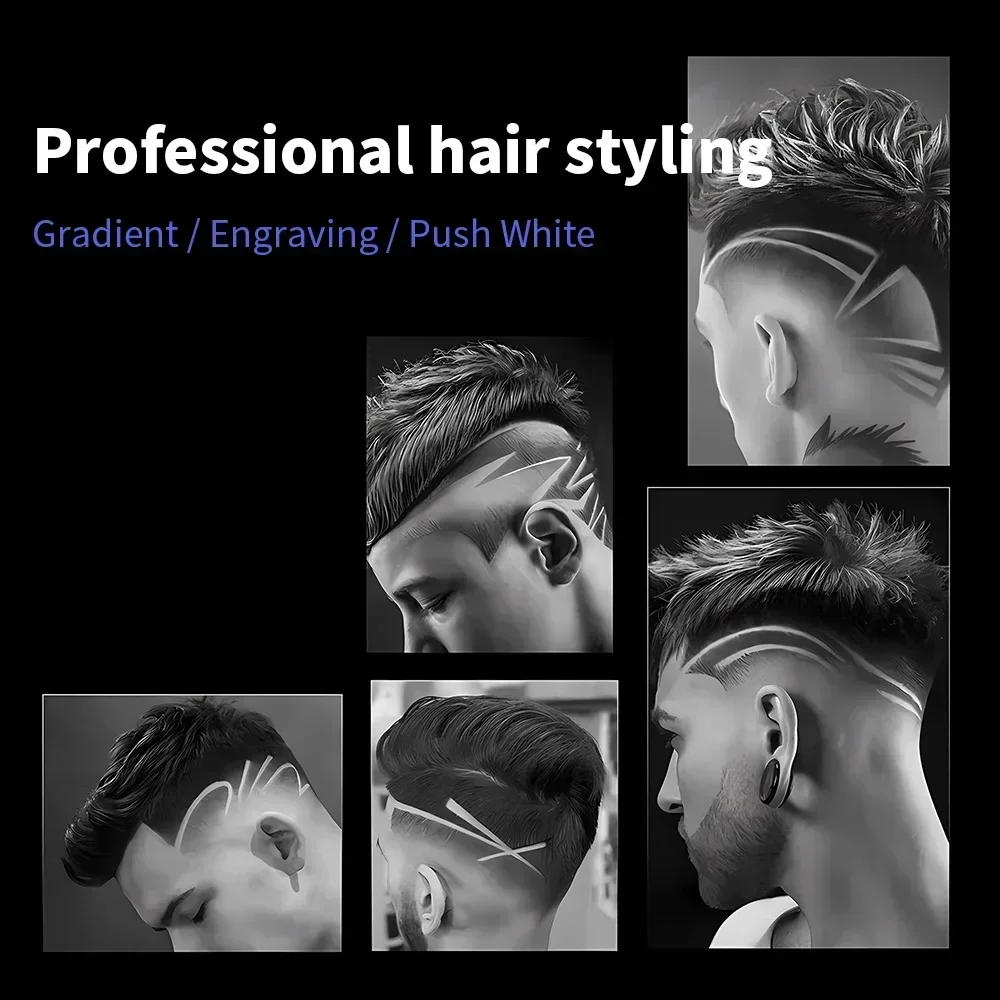 Description Picture 6 of itemKemei 2299 Barber Cordless Hair Trimmer 0mm Zero Gapped Carving Clipper Detailer Professional Electric Finish Cutting Machine