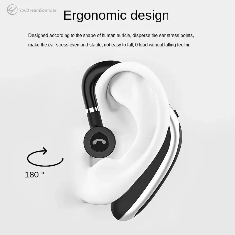 Description Picture 5 of itemK20 Wireless Bluetooth Headset Single Ear Left and Right Ear Wear Ear-Mounted for iPhone Samsung Xiaomi Phones In-ear Earphones