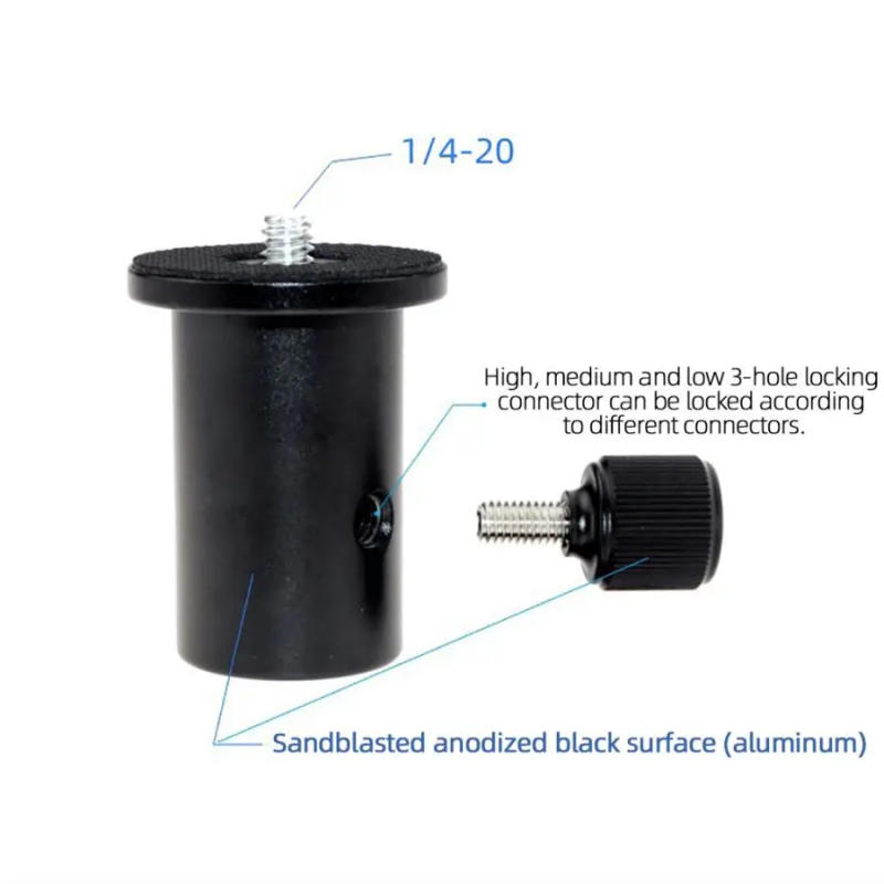 Description Picture 6 of item1/4 to Tripod Mount 16mm / 18mm Conversion Head DSLR Camera Lights Stand Flash Bracket Adapter for Umbrella Holder Photography