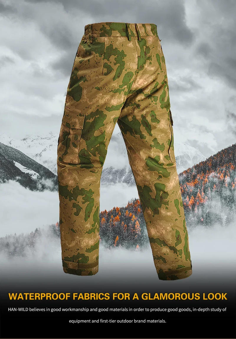 Description Picture 6 of itemWinter Men Climb Clothes Tactical Pants Heating Warmth Pants Combat Cotton Trousers Softair Clothing Thermal Hiking Hunt Pants
