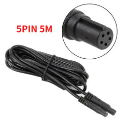 Dash Cam Reverse Camera Car Recorder Cable Mini 5Pin 5M Extension Cable Car Reversing Parking Camera Video Extension Cable Wire