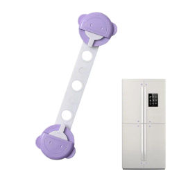 Cabinet Safety Locks For Toddler Adjustable Elephant Design Child Proof Cabinet Locks Strong Adhesive Bendable Furniture Latches