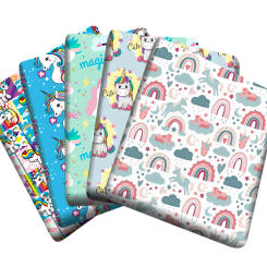 50x145cm Geometric Patterns Unicorn Cotton Fabric Cloth Sewing Quilting Fabrics Patchwork Needlework DIY Handmade Accessories