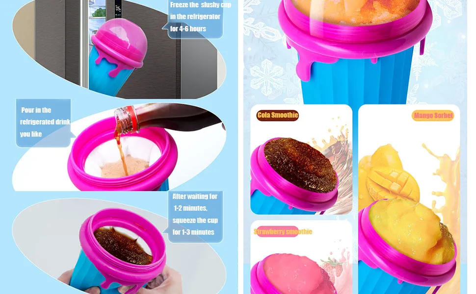 Description Picture 3 of itemSlushy Maker Cup - TIK TOK Quick Frozen Magic Cup,500ML Double Layers Slushie Cup,  Serve Slushy Cup for Milk Shake.ï¼ˆ1 Pcsï¼‰