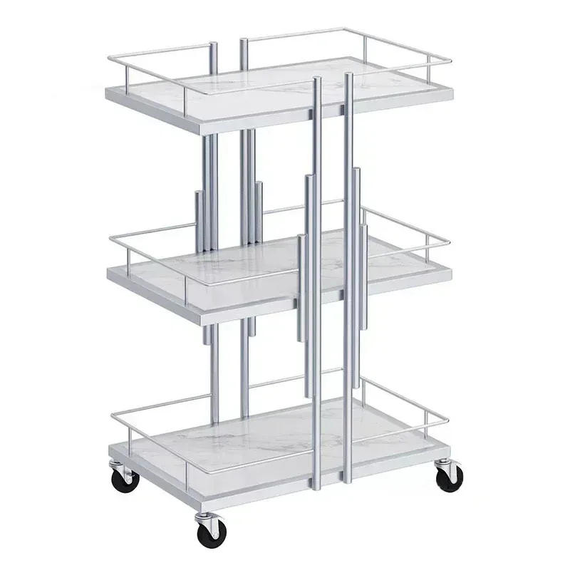 Description Picture 4 of itemBeauty Cart Beauty Salon Special Storage Rack Light Luxury Nail Eyelash Trolley Hair Dyeing Tool Cart Kitchen Islands Trolleys