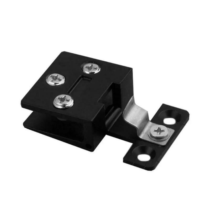 Description Picture 5 of itemGlass Door Hinge Cupboard Display Cabinet Gate Clamp Punch-free Wine Cabinet Glass Hinge Furniture Hardware Accessories