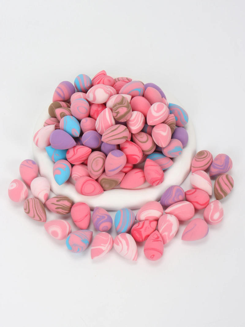 Description Picture 3 of item10/20/30/50/100Pcs Mini Makeup Sponge Set, Dual-Use Wet/Dry Beauty & Blenders for All Skin Types