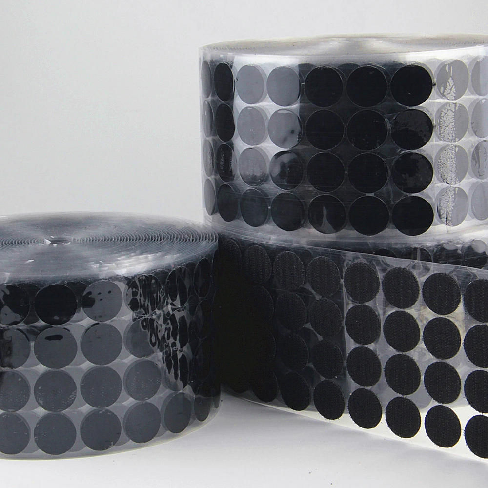 Description Picture 5 of item99pairs 10/15/20mm Transparent Sticky Dots Self Adhesive Hook and Loop Fastener Tape Strong Glue Baby Round Coin Tape Sticker