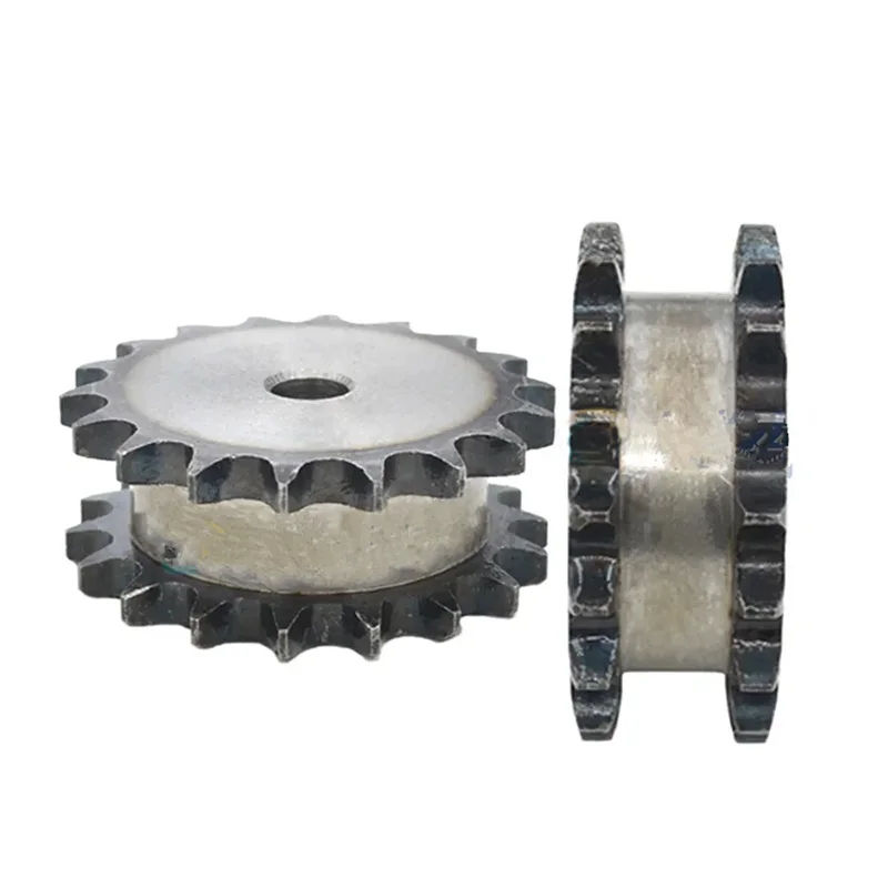 Description Picture 5 of item04b Double Row False Drive Sprocket Industrial Machinery Drive Gear Total Back 30 Inner Hole 14/15/16/17/18 Sprocket