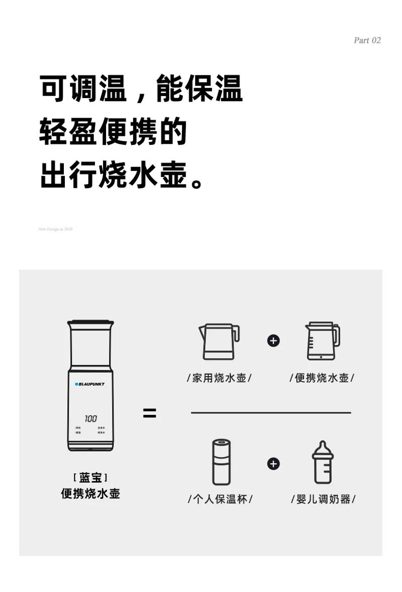 Description Picture 6 of itemTravel portable kettle electric water cup household automatic travel thermos cup