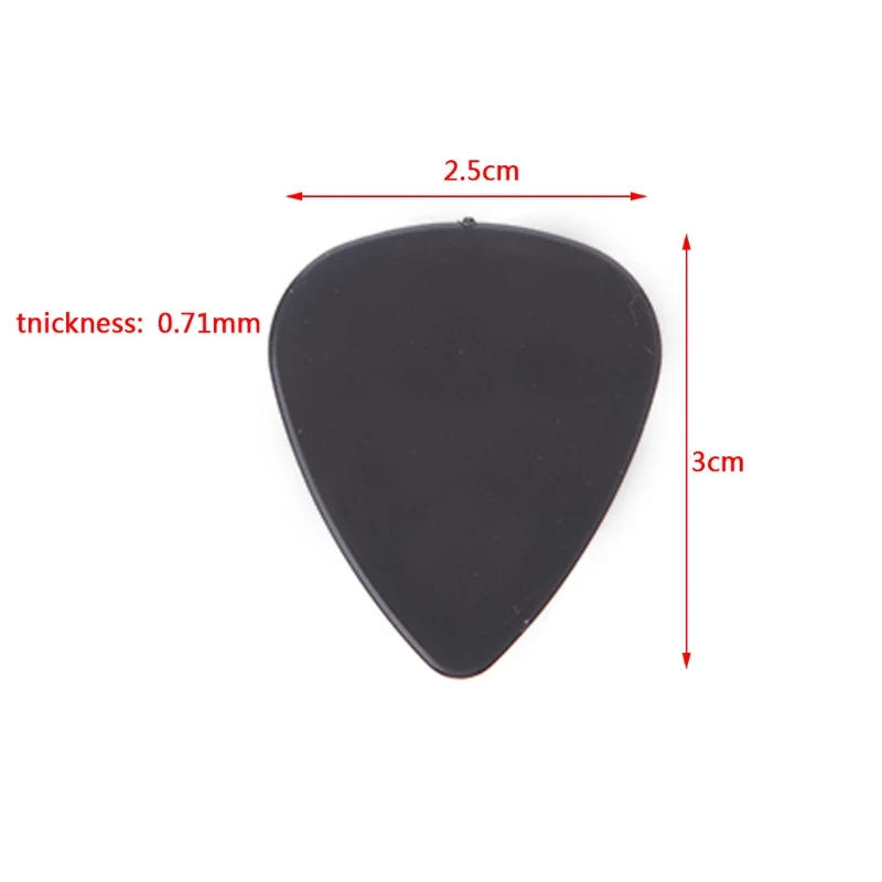Description Picture 5 of itemLot 100pcs Acoustic Electric Guitar Picks 0.71mm Plectrums Musical Instrument