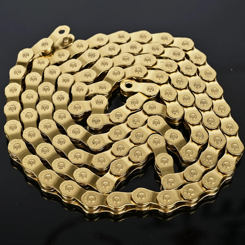 Description Picture 3 of itemSUMC SH1 High-Strength Single-Speed Bike Chain 1/2"x 1/8", 100 Links – Compatible with BMX Fixie Road Mountain Folding Bikes