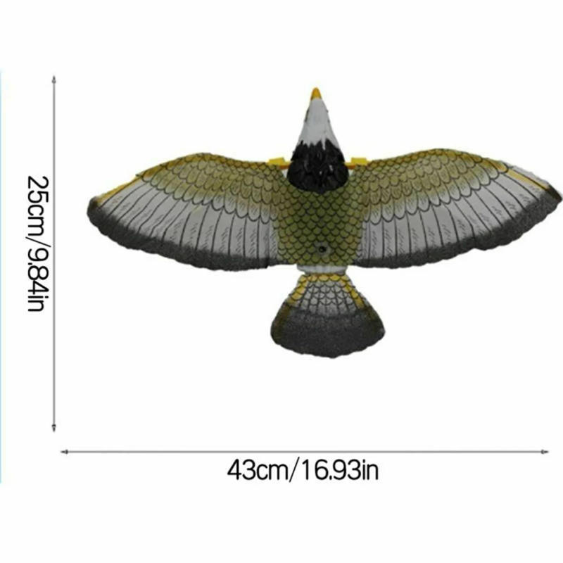 Description Picture 2 of itemEmulation Flying Bird Hawk Scarer New Deterrent Repellent Hunting Garden Decoy Hanging Eagle Drive Bird Kite Bird Repellent