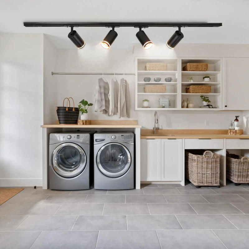 Description Picture 3 of itemLed Track Light GU10 Set Track Lamp 110v 220v Replaceable GU10 Bulb for Clothing Shop Store Kitchen Living Room Decor Lighting