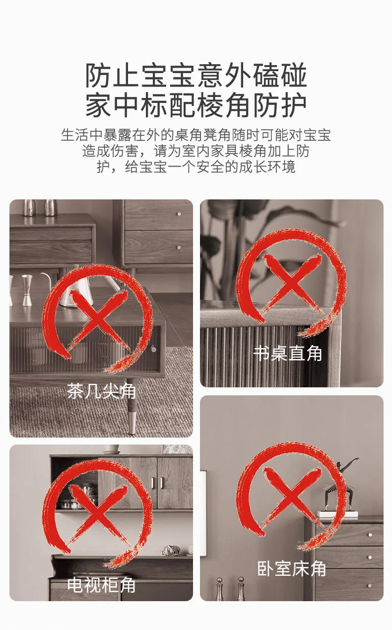 Description Picture 3 of item5/10Pcs Child Baby Safety Corner Furniture Protector Strip Soft Edge Corners Protection Guards Cover for Toddler Infant