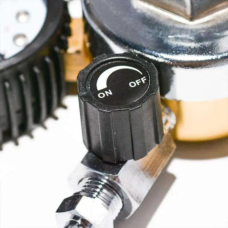 Description Picture 4 of itemCO2 Gas Bottle Regulator Carbon Dioxide CO2 Regulators Pressure Reducer For Beverage Beer W21.8 Double Gauge Regulator