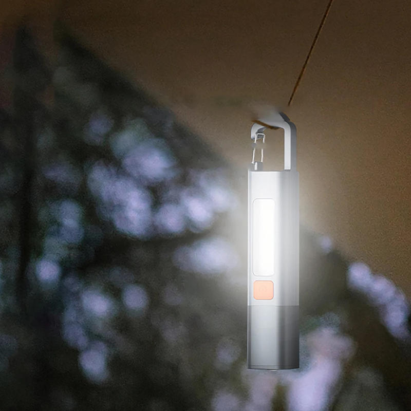 Description Picture 3 of itemSD1023 LED Torch Light XPE Super Bright Flashlight with Hook Camping Light USB Rechargeable Zoomable Waterproof Work Light