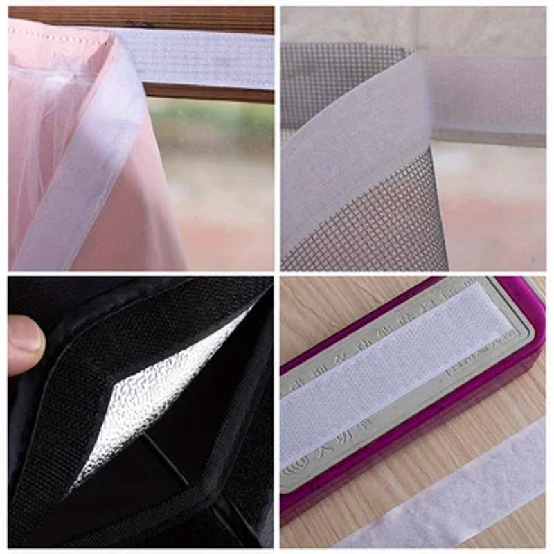 Description Picture 5 of item25M Length Hook and Loop Tape Self Adhesive Strips Set with Sticky Glue Nylon Fabric Fastener For Home Clothing Accessories