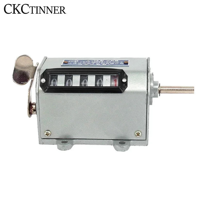 Description Picture 2 of itemResettable digital punch counter 5-digits Counter Mechanical Rotating Speed Meter Z-73 Totalizing Pull Counter