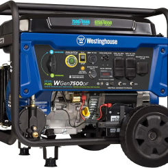 Power Equipment 9500 Peak Watt Dual Fuel Home Backup Portable Generator Remote Electric Start Gas and Propane Powered