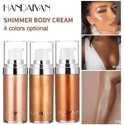 Long Lasting Liquid Highlighter Makeup Cream For Face Body Shimmer Glow Smooth Shine Cosmetics Foundation Enhancer
